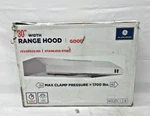 Ge Jvx3300sjss 30" 200 Cfm 2-speed Convertible Range Hood In Stainless Steel. Fixed Price $99.95.