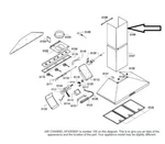 Thermador Bosch Chimney Wall Hood 00246748, 246748, Genuine, New. Fixed Price $89.95.