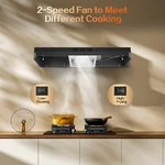 Zomagas 36in Kitchen Under Cabinet Range Hood Cook Vent 230cfm Convertible Black. Fixed Price $73.09.
