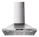 Vikio Home Wall Mount Range Hood 36", 580 Cfm, Convertible Stainless Steel Vent. Fixed Price $194.99.