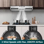 36 Inch Range Hood,under Cabinet Hood In Stainless,ductless Ran.... Fixed Price $128.95.