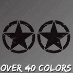 Oscar Mike Hood Star Pair Army Military Freedom Up To 6". Fixed Price $5.99.