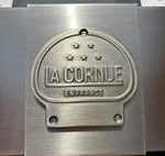 La Cornue 73 Hood Hotte Ch Teau 165 Motorized Wall Mounted French Vent W/insert. Fixed Price $14999.00.