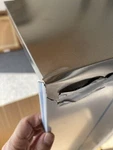Open Box Thermador Stainless Steel Duct Cover Model: Dct48us - Dented (c Photos). Fixed Price $99.99.