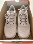 Nike Air Winflo Women's Light Pink Olive Green Mesh Lace Up Running Shoes. Fixed Price $50.00.