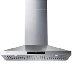 Vikio Pro 36" 400 Cfm Convertible Quiet Island Range Hood Stainless Steel. Fixed Price $449.99.
