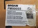 Broan 20.5" Cabinet Insert W/ 3-speed 500 Cfm Centrifugal Blower Pm500ss Nos. Fixed Price $259.99.