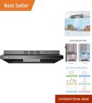 Range Hood 30 Inch Ducted Ductless Vent Durable Stainless Steel Kitchen .... Fixed Price $118.99.