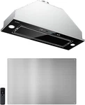 30" Range Hood Insert & Stainless Steel Backsplash, 900 Cfm Ducted/ductless Rang. Fixed Price $896.47.