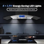 Tieasy 36 In Island Mount Range Hood 700cfm Tempered Glass Touch Control Led New. Fixed Price $349.99.