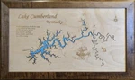 Lake Cumberland, Ky - Laser Cut Wood Map Wall Art Made To Order. Fixed Price $399.99.