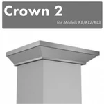 Zline Stainless Steel Crown Molding Models Kb, Kl2, Kl3 Design Cm2. Fixed Price $99.99.
