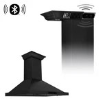 Zline 36" Wall Range Hood Black Stainless Steel Bluetooth Crown Bskbncrn-bt-36. Fixed Price $1069.99.