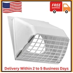 Lambro Industries 1471w Dryer Vent Hood With Removable Screen 4 In. White New. Fixed Price $27.20.