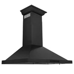 Zline 30" Kitchen Wall Range Hood Black Stainless Steel With Crown Bskbncrn-30. Fixed Price $749.99.