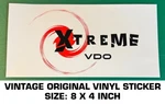 Vdo Xtreme Instruments - Vintage Original Vinyl Decal Sticker Drag Racing. Fixed Price $9.42.