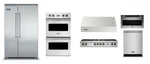 Viking Pro 48" Rangetop, Refrigerator, Microwave, Hood, Oven, Dishwasher. Fixed Price $34745.00.