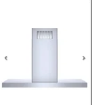 Bosch 800 Series 42" 4-speed 600 Cfm Blower Island Chimney Range Hood Hib82651uc. Fixed Price $1245.00.