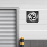 14" Shutter Shop Exhaust Fan Garage Attic Wall Mount Vent Blower 1294 Cfm. Fixed Price $117.30.