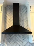 Ancona 30 In. 440 Cfm Convertible Wall Mount Pyramid Range Hood With Led Lights. Fixed Price $149.00.