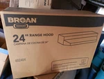 Broan 402404 24" Stainless Under Cabinet Range Hood Ducted 2-speed New-in-box. Fixed Price $89.99.