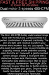 Free Shipping New Empava-dual Motor-30 400-cfm Ducted Under Cabinet Range Hood. Fixed Price $299.99.