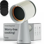 Tuco Portable Range Hood, Desktop Kitchen Exhaust Fan 3 Speeds, Triple Filter. Fixed Price $122.73.