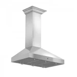 Zline 36" Wall Range Hood Stainless Steel With Led, Crown Molding Kl3crn-36. Fixed Price $589.99.
