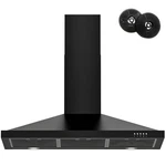 Firegas Black Range Hood 36 Inch With Ducted Convertible Ductless, Kitchen Wa.... Fixed Price $231.92.