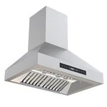 30inch Wall Mount Kitchen Range Hood Stainless Steel 900cfm 3speed Touch Control. Fixed Price $285.99.