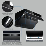 30 Inch Under Cabinet Range Hood 900cfm Gesture Touch Control Tempered Glass Led. Fixed Price $274.99.