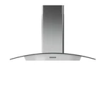 Zephyr Bml-e36bg Brisas 36" 600 Cfm Curved Glass Island Mount Range Hood W/ Led. Fixed Price $980.00.