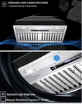 Mcbon Touch Control W/remote Range Hood Insert 30 Inch, 900 Cfm Quiet Motor. Fixed Price $269.99.