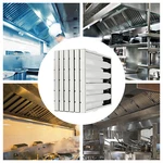 19.5x24.5" Commercial Hood Filters 6pc Stainless Steel Grease Filter Baffle. Fixed Price $104.58.