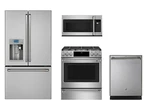 Ge Cafe 4 Piece Stainless Kitchen Package. Fixed Price $8561.00.
