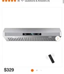 Hguoq 36" 900 Cfm Ducted Range Hood Stainless Steel 3-way Venting Led. Fixed Price $199.99.