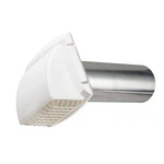 Everbilt Wide Mouth Dryer Vent Hood In White. Fixed Price $13.99.