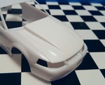 Resin Cowl Hood For '99 Mustang Svt Cobra Monogram. 1/25 New, Hot!. Fixed Price $9.00.