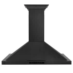 Zline 36" Kitchen Wall Range Hood Black Stainless Steel With Crown Bskbncrn-36. Fixed Price $859.99.