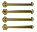 Golden Brushed Stainless Steel Single Heavy Duty Wall Mount Hook, Bath Towel .... Fixed Price $27.53.