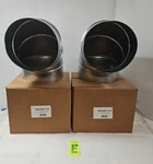 Lot Of (2) Broan 418 10" Round Duct Adjustable Elbows New !!!!. Fixed Price $40.00.