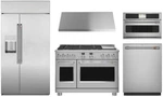 Ge Cafe Pro Package With 48" Side By Refrigerator & Dual Fuel Range. Fixed Price $28185.00.