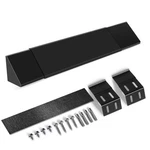 Lcgaoya Adjustable Fireplace Hood Heat Shield 28" To 48" Black With Insulation. Fixed Price $54.42.