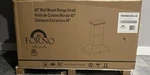 Forno Orvieto 48-inch Wall Mount Range Hood In Stainless Steel. Fixed Price $800.00.