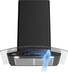 30" Black Range Hood 650 Cfm, Gesture Control & Led Lights, Ducted/ductless. Fixed Price $533.99.