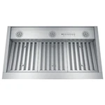 36 Smart Designer Custom Insert W/dimmable Led Lighting Hood Vent. Fixed Price $700.00.