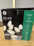 G E Box Of 50 Led Energy Smart C9 Clear Christmas/anything Lights Outdoor. Fixed Price $13.18.