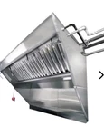 Stainless Steel Commercial Wall Canopy Kitchen Hood. Fixed Price $700.00.