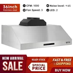 Kostch 36in Convertible Wall-mounted Range Hood With Led Lights, 1000 Cfm. Fixed Price $599.00.