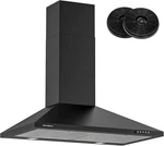 Molingdun Range Hood 30-inch 450 Cfm Wall Mount Kitchen In Cold Steel. Fixed Price $122.39.